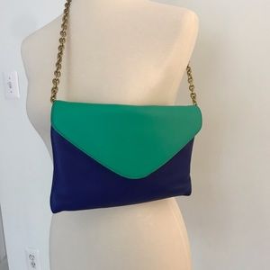 J. Crew Leather Envelope Clutch